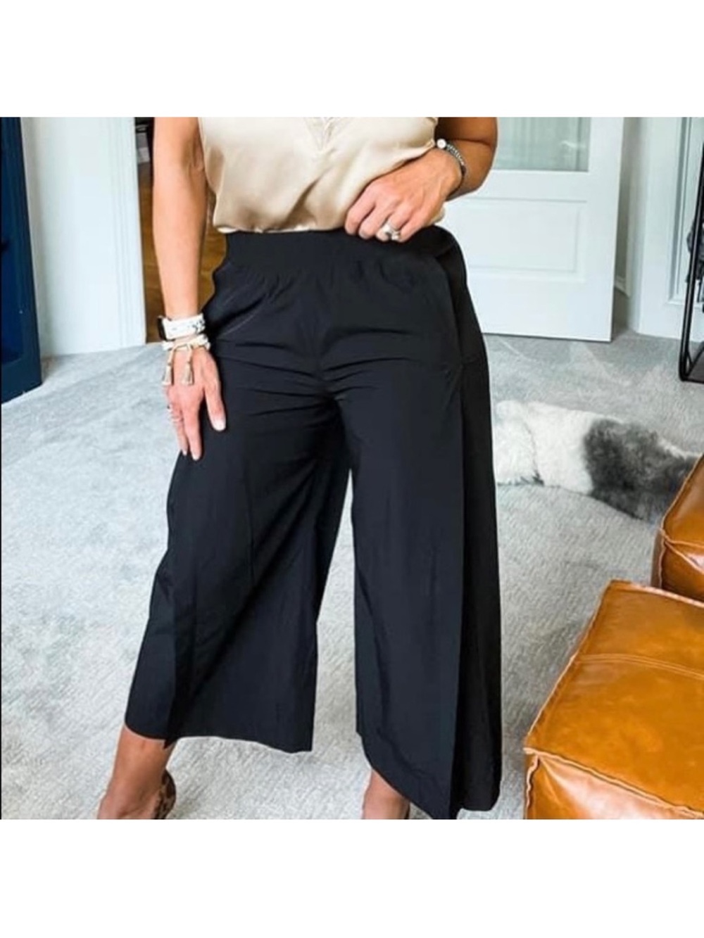 Zyia Black Work Flow Pants - Size XS (NWT)